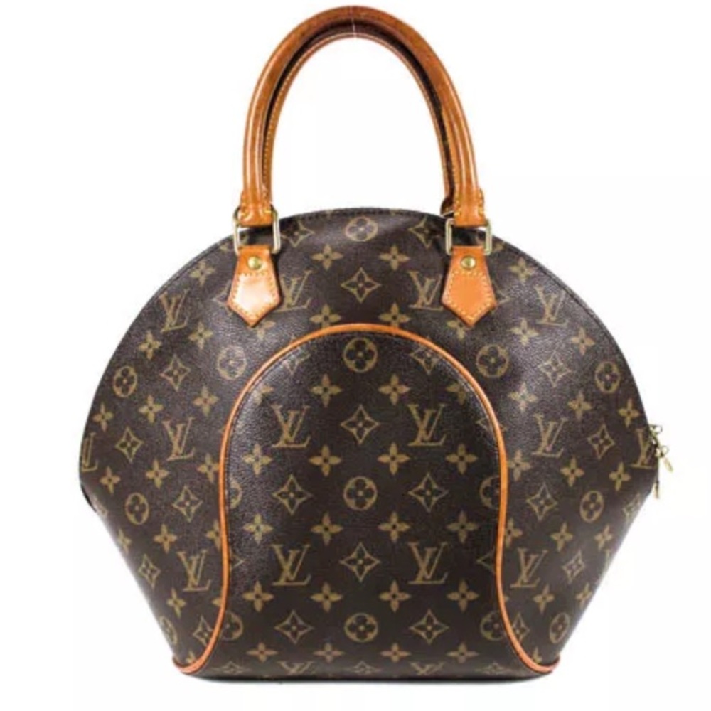 Louis Vuitton Brown Monogram Leather Ellipse Moyen